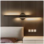 Fer Avize Asya Modern Tasarım Siyah Renk Gün Işığı Ledli Banyo - Mutfak - Salon Led Duvar 2 Li Aplik