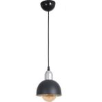 Fer Avize Bükreş Modern Tasarım Metal Tekli Avize - 1 - Siyah