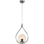Fer Avize Deco Modern Tasarım Cafe - Mutfak - Salon - Hol Krom Renk Bal Camlı Tekli Avize