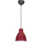 Fer Avize Denis Modern Tasarım Bordo Renk Metal Tekli Avize - 1