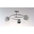 Fer Avize Dönence Krom Renkli Modern Salon - Mutfak - Yatak Odası 3 Lü LED Avize - 1