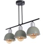 Fer Avize Elton Modern Tasarım Yatak Odası - Salon - Mutfak - Cafe Yeşil Renk 3 Lü Avize