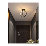 Fer Avize Hector Modern Tasarım Siyah Renk Salon Mutfak Hol Beyaz Led 2 Li Avize