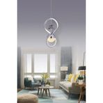Fer Avize Kelebek Modern Tasarım Krom Kaplama 3 Renk Işık Veren Salon Mutfak Tavan Ledli Avize - 1