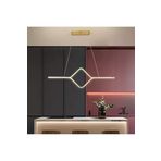 Fer Avize Modern Tasarım Eskitme Renk Beyaz Ledli Cafe - Mutfak - Salon Led Avize