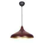 Fer Avize Nil Özel Modern Tasarım Bordo içi Gold Metal Tekli Cafe - MutfakAvize