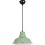 Fer Avize NO33 Modern Tasarım Cafe - Mutfak - Salon - Oturma Odası - Metal Yeşil Içi Beyaz Tekli Avize - 1