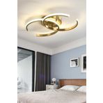 Fer Avize Noris Modern Tasarım Eskitme Renk Salon Mutfak Hol Beyaz Led 2 Li Avize