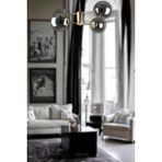 Fer Avize Oscar Modern Lüks Tasarım Gold Renk Kasa Füme Camlı Salon - Mutfak - Yatak Odası 4 Lü Avize - Gold - Füme
