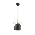 Fer Avize REINA MODERN TASARIM METAL BAŞLIK SİYAH RENK SARKIT Cafe - Mutfak TEKLİ AVİZE