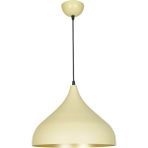 Fer Avize Reyes Modern Retro Krem Renkli Metal Sarkıt Tekli Avize