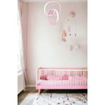 Fer Avize Sabrina Tasarım Pembe Renk Salon - Mutfak - Hol Beyaz Led Sarkıt Avize