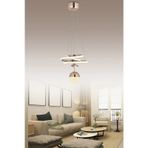 Fer Avize Satürn Modern Tasarım Gold Kaplama 3 Renk Işık Veren Salon Mutfak Tavan Ledli Avize
