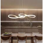 Fer Avize Seren Modern Tasarım Beyaz Renk Beyaz Ledli Cafe - Mutfak - Salon LED Avize