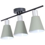 Fer Avize Serin Modern Tasarım Yatak Odası - Salon - Mutfak - Cafe Yeşil Renk 3 Lü Avize
