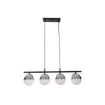 Fer Avize Sezar Krom Renk Modern Tasarım Yemek Masası Üstü - Salon 4 Lü Led Avize