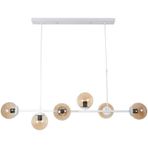 Fer Avize Simao Modern Tasarım Beyaz Renk Bal Camlı Salon - Yemek Masası Üstü - Mutfak Sıralı 6 lı Avize