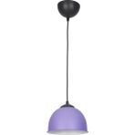 Fer Avize Şirin Küçük Modern Tasarım Lila Renk Metal Tekli Avize - 1