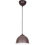 Fer Avize Şirin Küçük Modern Tasarım Mat Kahve Renk Metal Tekli Avize - Mat Kahverengi - 1