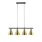 Fer Avize TREND MODERN METAL SIVAMA GOLD RENK SIRALI SARKITCafe -Yemek Masası Üstü -Salon 4 LÜ AVİZE