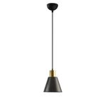 Fer Avize Trend Modern Tasarım Cafe - Mutfak Siyah Gold Renk Tekli Avize