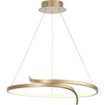 Fer Avize Yarenn Modern Tasarım Eskitme Renk Beyaz Ledli Cafe - Mutfak - Salon LED Avize