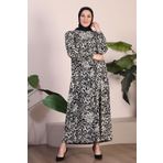 Ferace Kadin Buyuk Beden Giyimler Anne Tesettur Elbise Siyah
