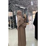 Ferace Sufle Peçe Takım Standart Beden Açelya Takım Hac Umre - Metalik - XL