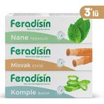 Feradisin Diş Macunu Seti(Nane,Misvak,Aloevera)