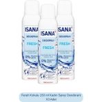 Ferah Kokulu 150 ml Kadın Sprey Deodorant X3 Adet - 450 ml