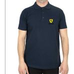 Ferari Lite Polo Yaka Lacivert Tişört - 2XL