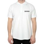 Ferari Text Black Polo Yaka Beyaz Tişört