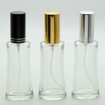 Ferden Ferda 20 Adet Boş Cam Parfüm Şişe, 50 ml, Eyfel Model, Şeffaf, Plastik Valf, Metal Kapak