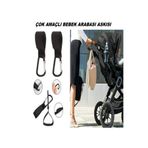 Ferdys Bebek Arabası Askısı, Bebek Arabası Askıları ve Kancaları, Ayarlanabilir Bebek Arabası Karabina