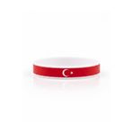 FERİHA DESING Türkiye Milli Takım Taraftar Bilekliği Ay Yıldız Detaylı Esnek Silikon Bileklik