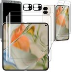 Ferilinso Google Pixel 9 Pro Fold için 2 Paket Ekran Koruyucu [Telefon Kılıfı Dostu], 2 Paket Arka Temperli Camlı Casus Önleyici Film + 2 Paket Kamera Lensi Koruyucu Aksesuar