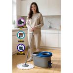 FERİS Proff Starex Pedallı Vileda Temizlik Seti Pedallı Kova Sap Mafsallı Kapak Mikrofiber Mop Set