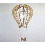 Ferisa Home Çocuk Odası Uçan Balon Avize - Ahşap