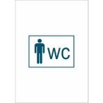 Ferizli Reklam Kadın - Erkek Wc Yönlendirme Yazısı 2'li Set