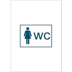 Ferizli Reklam Kadın Wc Yönlendirme Yazısı