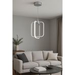 FERLUCE AVİZE LEDLİ AVİZE KÜRE KARE KÜÇÜK KROM