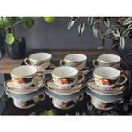 Fermato Hipotrom 12 Parça Çay Fincanı - Renkli
