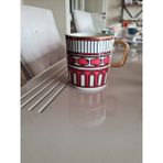 Fermato Tekli Porselen Kupa Apollo Serisi - Renkli