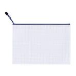 Fermuar cüzdanı Örgü Fermuarlı Dosya Çantası 10 adet Çok Renkli Plastik Okul Ofis Seyahati için(10pcs-white)