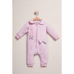 Fermuarlı Bebe Yaka Tulum - 6 - 9 Ay - Pembe