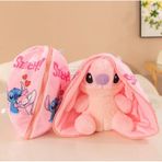 Fermuarlı Lilo Stitch Peluş Oyuncak 30cm Stich İthal Tüylü Peluş Ayı Uyku Arkadaş Çok Renkli
