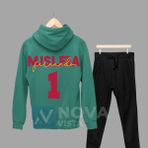 Fernando Muslera Futbol 1 Numara Forma Baskılı Unisex Kapüşonlu Spor Sweatshirt Eşofman Takımı - XL - Yeşil