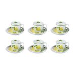 Fern&Co. Citrus Collection 6'lı Türk Kahvesi Seti/Hediye Kutulu