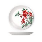 Fern&Co. Red Berry Collection Porselen Çukur Yemek Tabağı