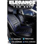 Ferno Full Ortopedik Tüm Araçlara Uyumlu Terletmez Elegance Serisi Deri Oto Koltuk Kılıfı 5li Takım Set